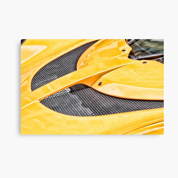 Bright Yellow Lotus Hood Canvas Print