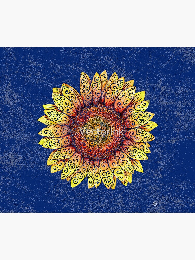 Swirly Sunflower by CarolinaMatthes
