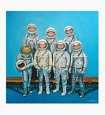 1959: Astronaut Frosches Weltraumrennen Fotodruck
