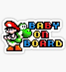 Baby Mario on Board Sticker