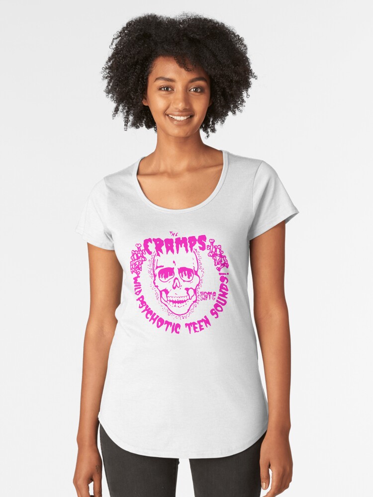 Psychotic Teen Sounds Womens Premium T Shirt Front Psychotic Teen Sounds Womens Premium T Shirt Front