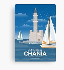 The Egyptian Lighthouse, Chania (GR) Canvas Print