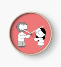 Fingergun Lovin' Clock