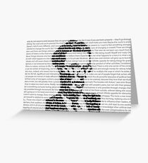 Aldous Huxley Quotes Greeting Card