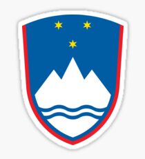 Slovenia coat of arms Sticker