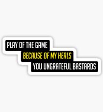 Healer Main Play of the game Sticker