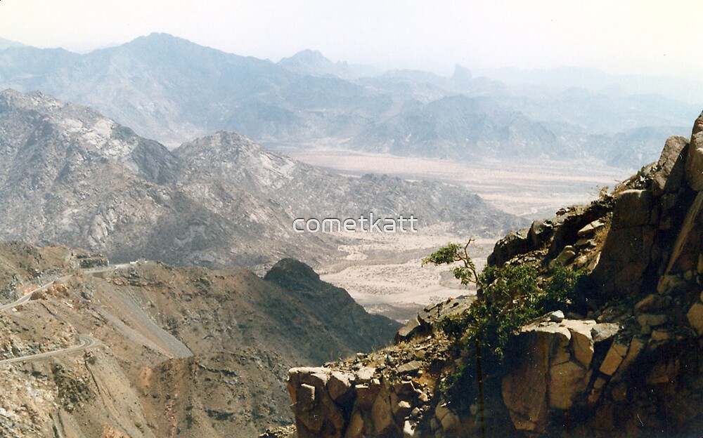 Taif To Jeddah Escarpment By Cometkatt Redbubble