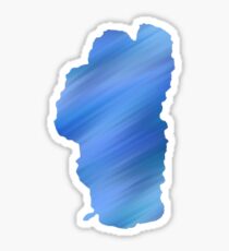 watercolor lake tahoe Sticker