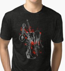 Darkest Dungeon Jester Finale (White Version) Tri-blend T-Shirt