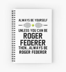 federer betterer Spiral Notebook