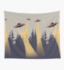 Alien INVASION Wall Tapestry