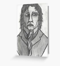 THE DISTINGUISED COMPOSER Greeting Card