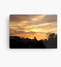 Sunset In The City Metal Print