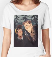 mitch and jonas behind the fence Women's Relaxed Fit T-Shirt