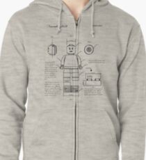Lego Plane Zipped Hoodie
