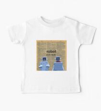 Camiseta para bebés Vuelo de los Robots