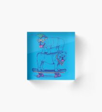 Double Dog Dare Acrylic Block