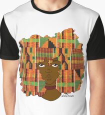 kente afro girl Graphic T-Shirt