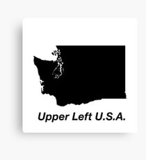 Upper Left USA Canvas Print