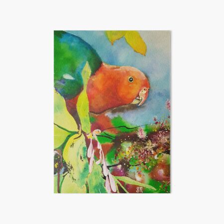 King Parrot Art Board Print