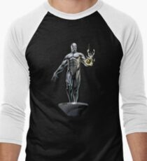 a cool hero with fire Men's Baseball ¾ T-Shirt