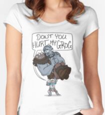 DON'T YOU HURT MY GROG Women's Fitted Scoop T-Shirt