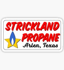 Pegatina Propano de Strickland - Arlen, Texas