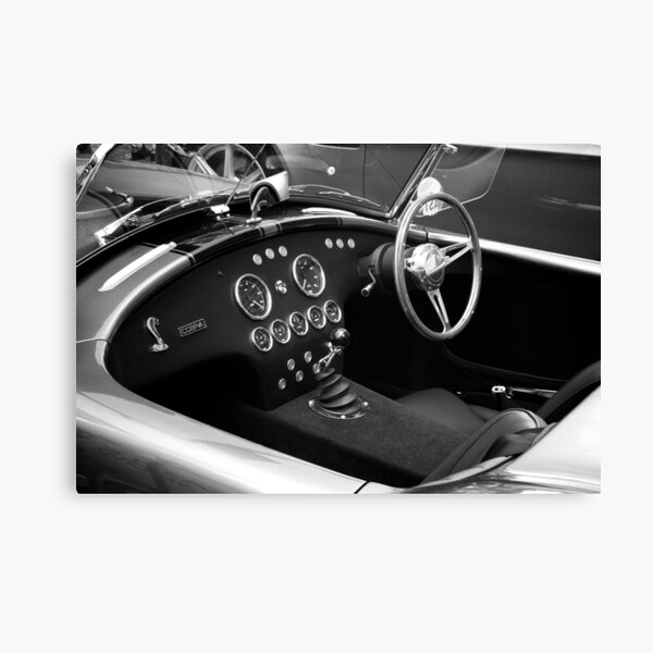 AC Cobra Drivers Cockpit Canvas Print