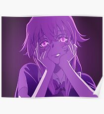 Yuno Gasai - Mirai Nikki Future Diary Poster