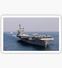 USS Carl Vinson and USS Bunker Hill transit the Pacific Ocean. Sticker