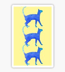 Watercolor Cat Sticker