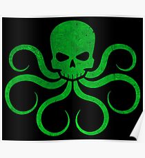 Hail Hydra! - Green Poster