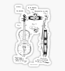 Violin player Violinist Gift Play Violin Sticker