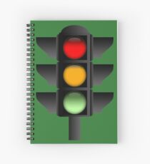 Traffic Lights Spiral Notebook