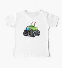 Cartoon Monster Truck Baby Tee