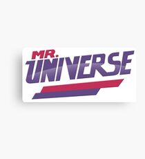 Mr. Universe parody funny humor character evil good tv show cartoon movie Canvas Print