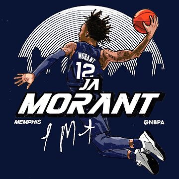 Ja Morant Wall Art. SVG . Tshirt Design 