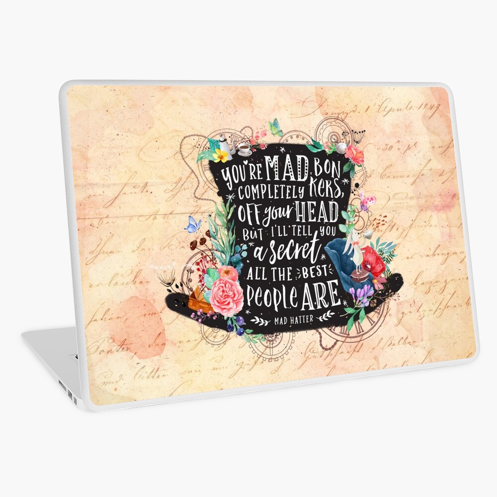 Mad Hatter Laptop Skin