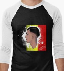 Camiseta ¾ bicolor para hombre El rediseño belga de "Racine Carrée" de Stromae
