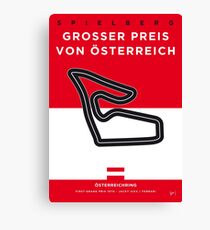 My F1 Osterreichring Race Track Minimal Poster.jpg Canvas Print