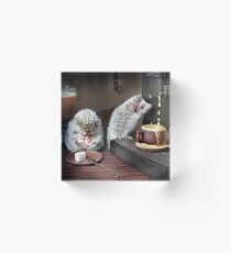 "wake up dear your coffee is ready" Acrylic Block