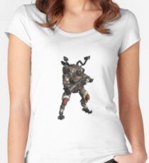BT Tailliertes Rundhals-Shirt