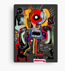 Are we really here Street Art Graffiti Canvas Print