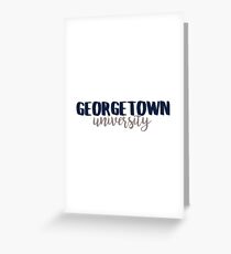 Georgetown University Greeting Card