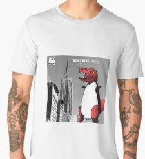 PENGUINOSARUS REX™ INVADES NEW YORK Men's Premium T-Shirt