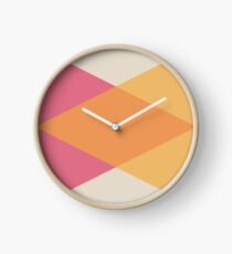 Mitte des Jahrhunderts Vintage geometrische Muster Uhr