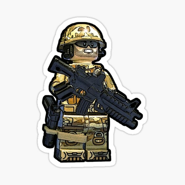 Lego Soldier Stickers Redbubble - usm navy seals winter combat uniform shirt roblox