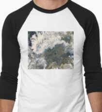 Acrylic Pour Turned Vector 2 Men's Baseball ¾ T-Shirt