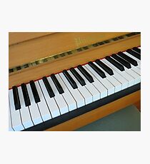 Piano Notes Photographic Print