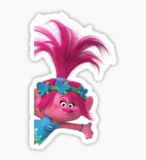 Pegatina Amapola de Trolls de Dreamwork